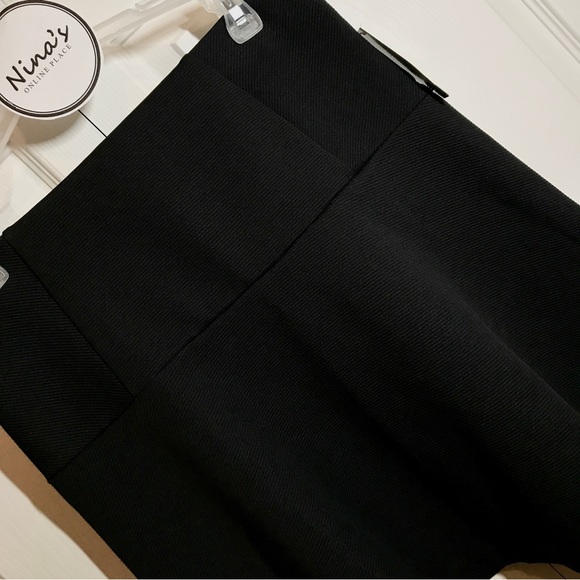 Metaphor Women’s High Waisted Flare Skirt Black Size M - Picture 2 of 6